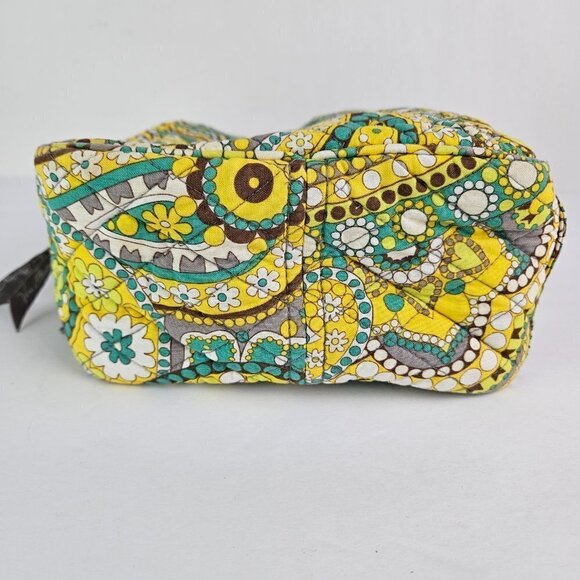 Vera Bradley Lunch Bunch Lemon Parfait Yellow Paisley Lined Lunch Bag - Picture 5 of 13